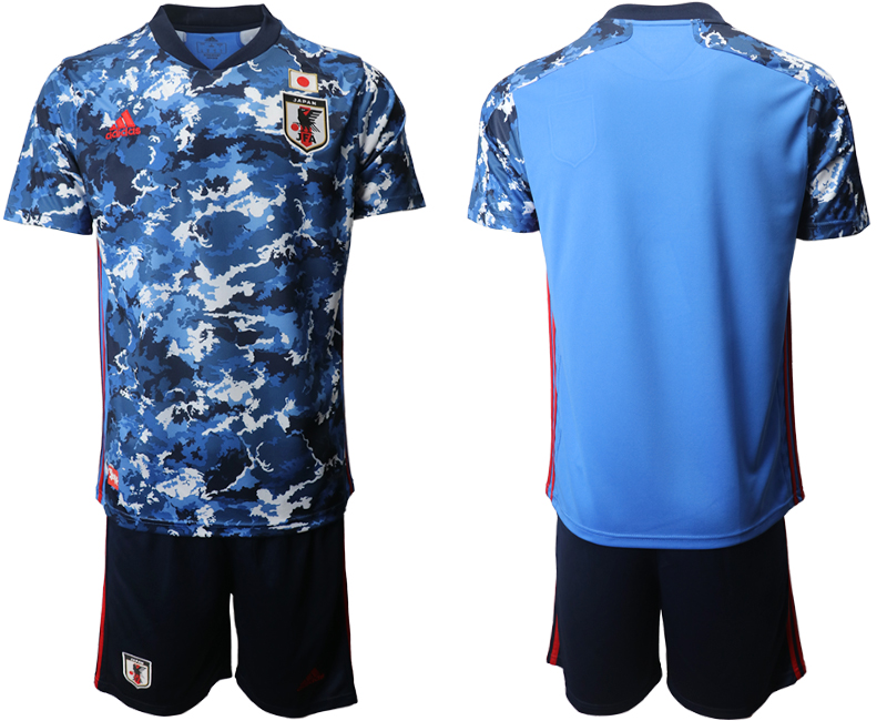 Men 2020-2021 Season National team Japan home blue Soccer Jersey->japan jersey->Soccer Country Jersey